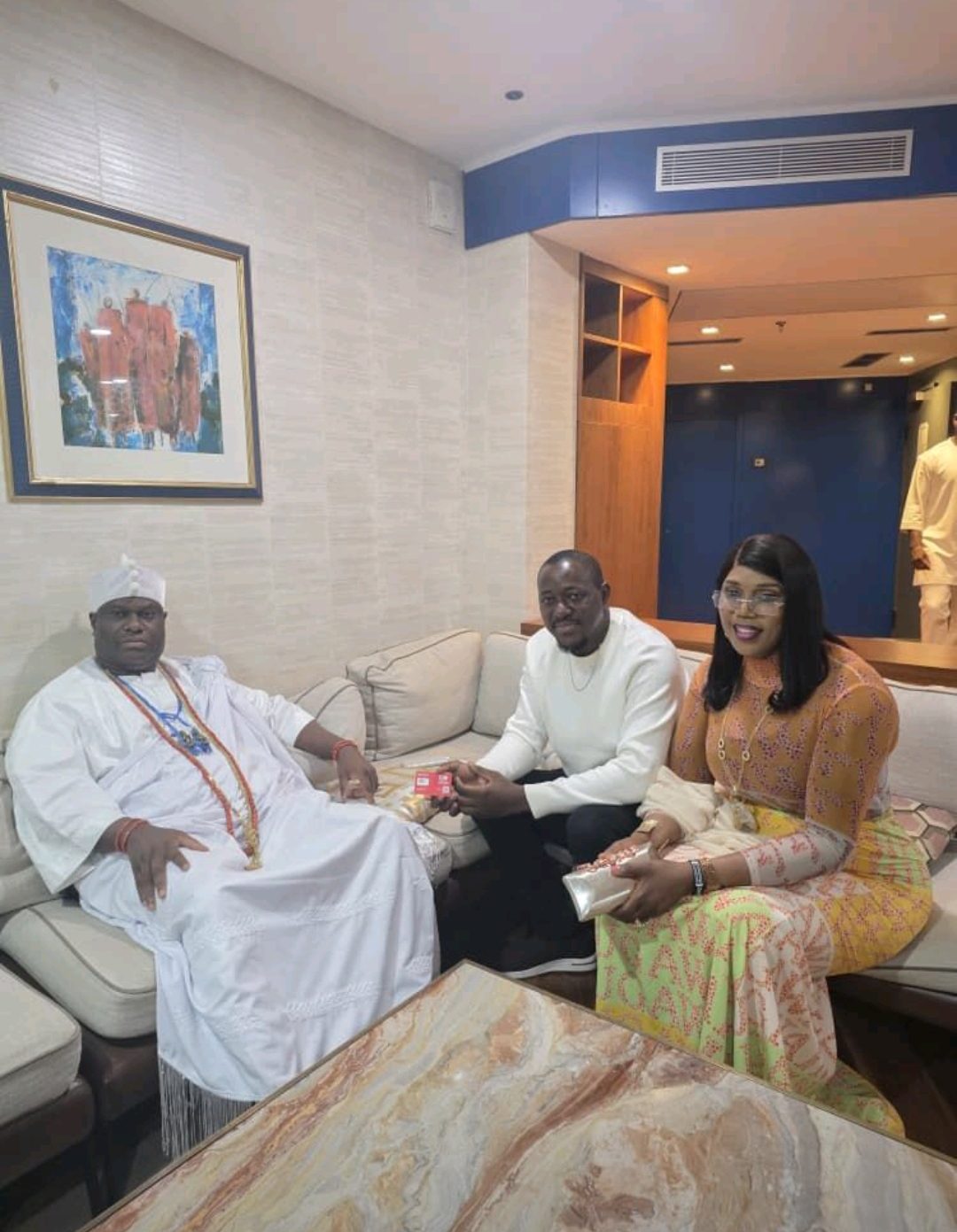 Courtesy visit to a traditional ruler