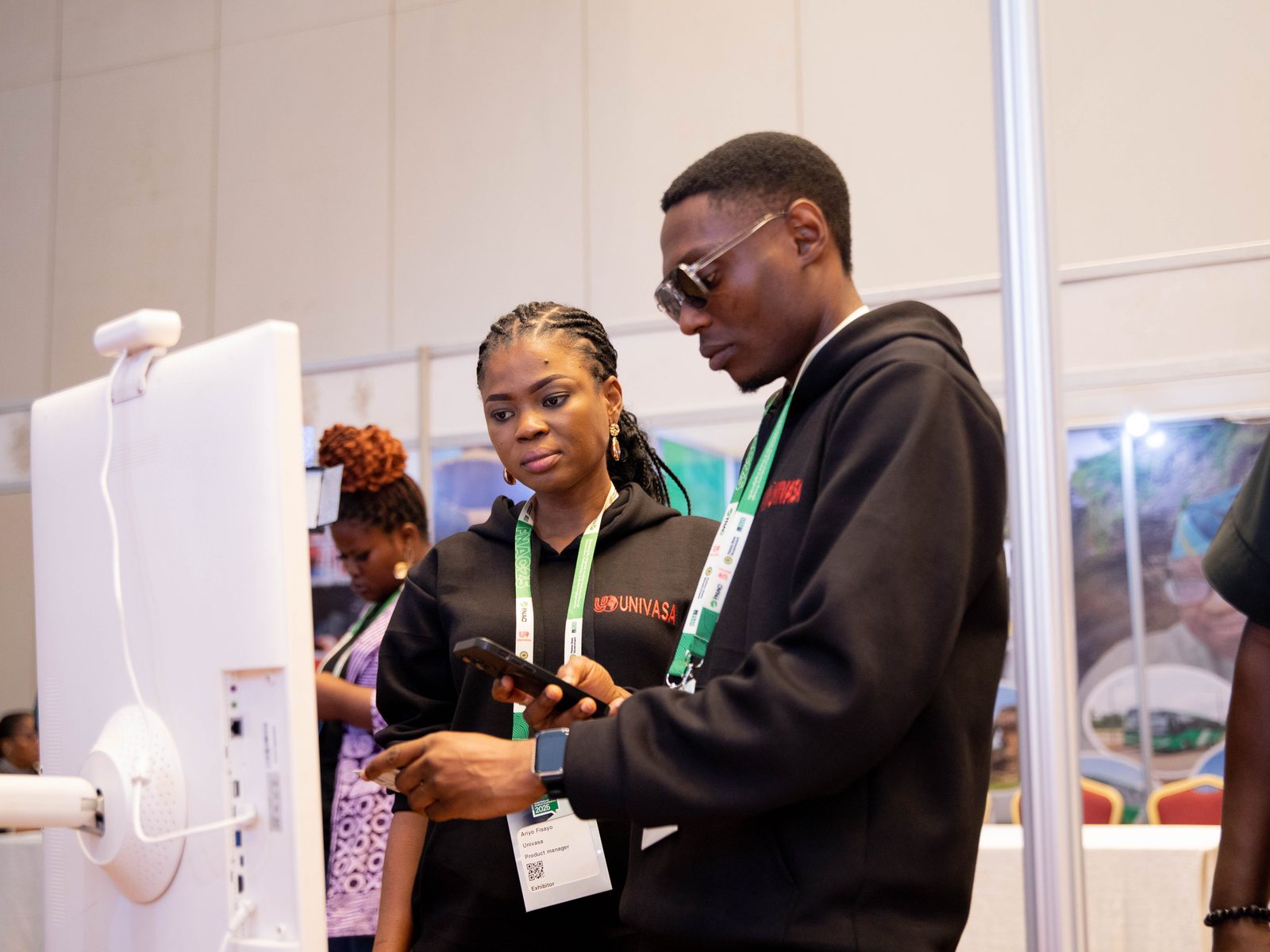 Univasa product demo kiosk