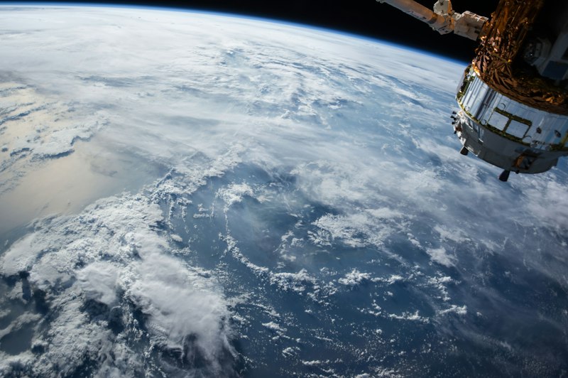 Earth from space with global network